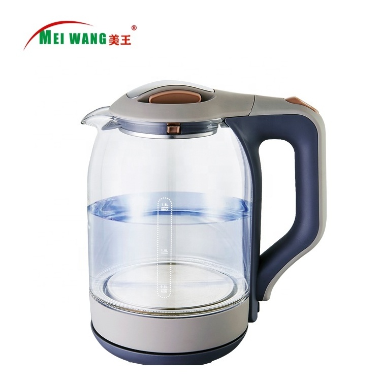 Meiwang factory electric kettle fast boil glass water kettle health pot