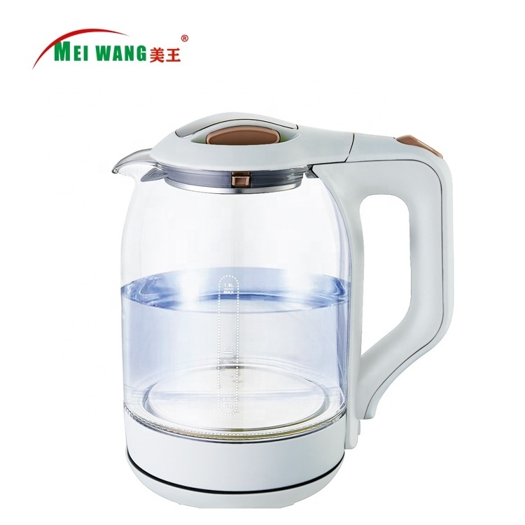 Meiwang factory electric kettle fast boil glass water kettle health pot