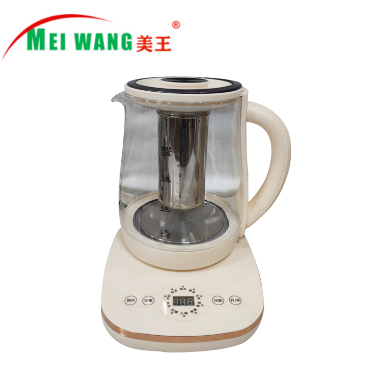 Meiwang factory Health Pot Electric Kettle with  Borosilicate Glass, 9-in-1 Multi-Use Programmable Brew Cooker CB CE GS UKCA