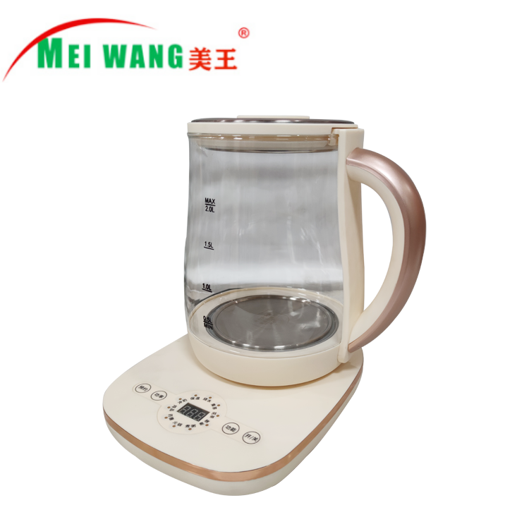 Meiwang factory Health Pot Electric Kettle with  Borosilicate Glass, 9-in-1 Multi-Use Programmable Brew Cooker CB CE GS UKCA