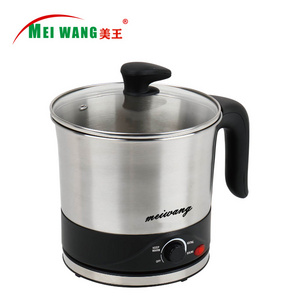 Meiwang factory kitchen appliance multi function kettle mini electric cooking soup pot portable kettle drop shipping