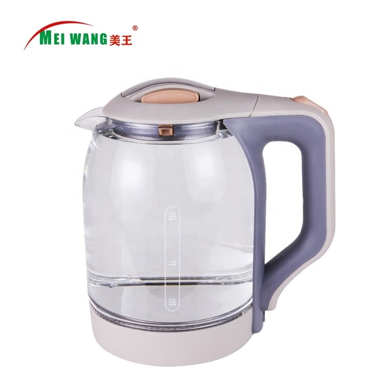 Meiwang factory electric kettle fast boil glass water kettle health pot