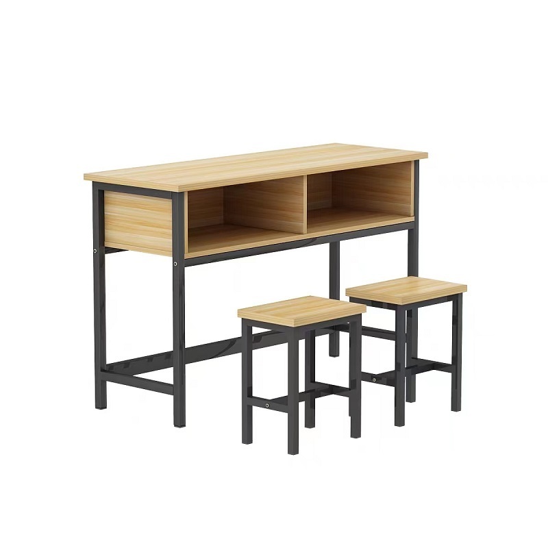 Student Desk Benches And Chairs Two Seats Used School Furniture double school desk and chair