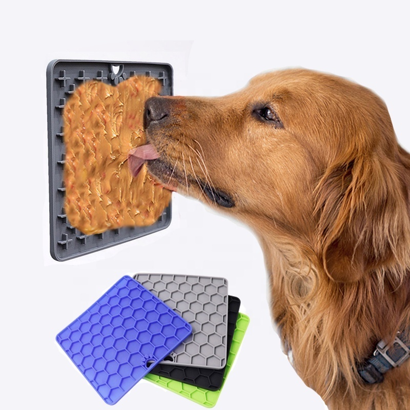 Factory Direct Sales Peanut Butter Lick Pad Slow Feeder Pet Dog Lick Mat With Suction Cups