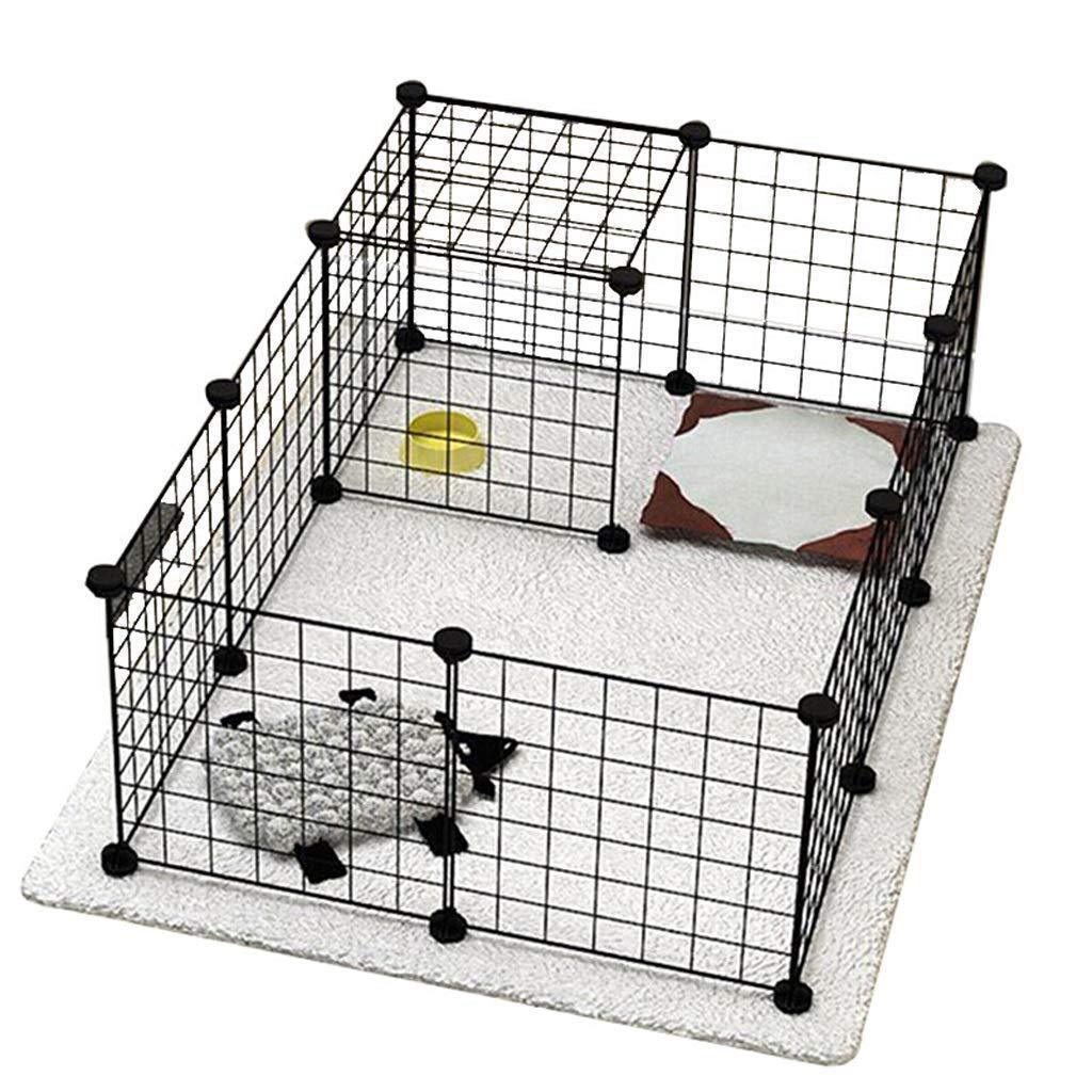 Big DIY Foldable Dog Cat Rabbit Guinea Pig Metal Crate Houses Comfortable Personalized DIY Combination Pet Fence Playpen Cage