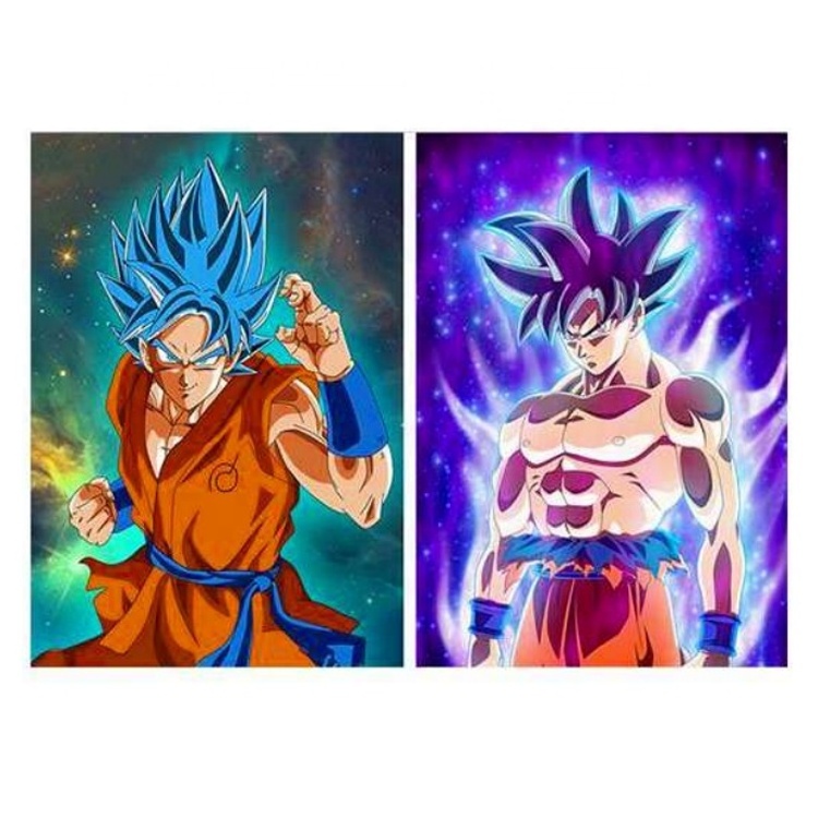 Custom High quality Dragon Ball style 3D flip effect Poster Wall Art Lenticular Picture 3D Anime Poster