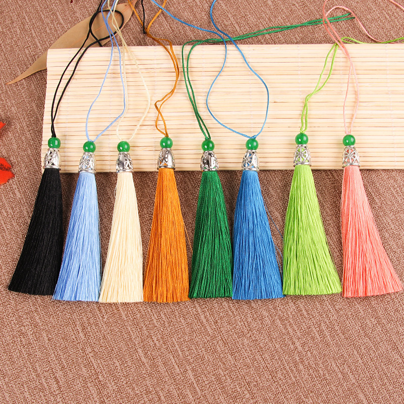 Factory Wholesale Handmade Bag Ornaments Accessories Tassel Headdress Diy Bookmark Sachet Hanging Tassel Pendant