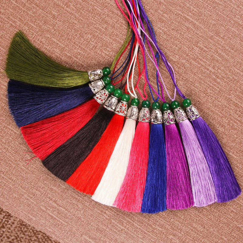 Factory Wholesale Handmade Bag Ornaments Accessories Tassel Headdress Diy Bookmark Sachet Hanging Tassel Pendant