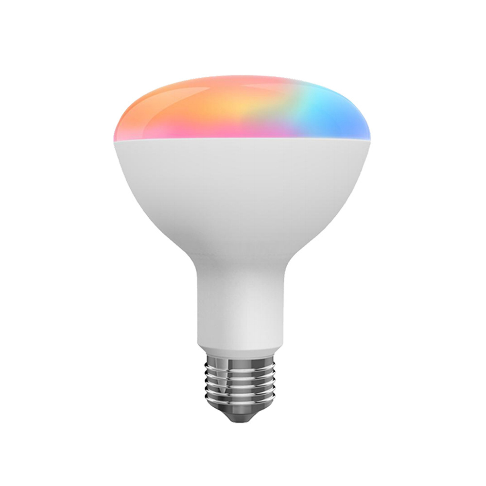 Smart Light Bulb BR30 Rgb+W+C Matter E26 E27 B22 10W Wifi+Ble Zigbee3.0 Support Alexa/Googlehome Voice Control