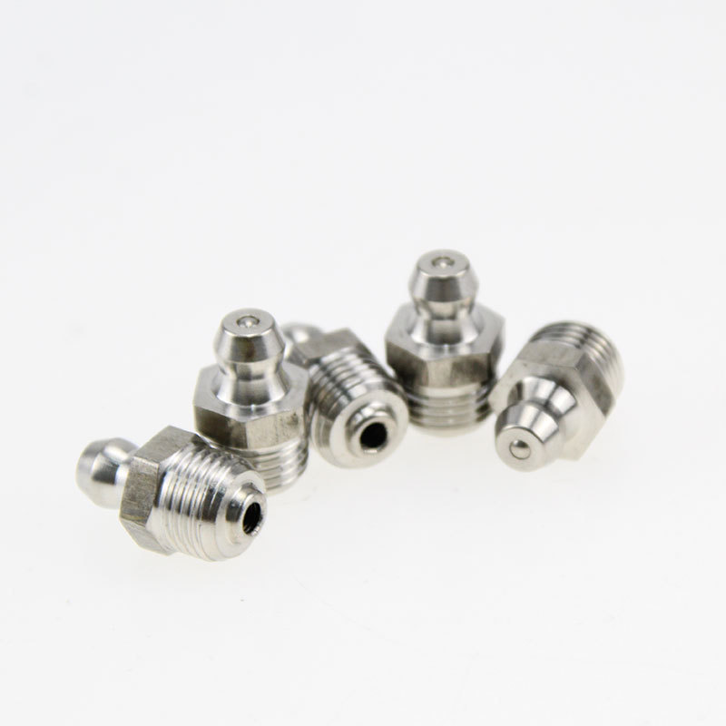 High Quality 1/8 NPT Male Thread 304 Stainless Steel Grease Nipple Straight Type Grease Fitting For Auto Part