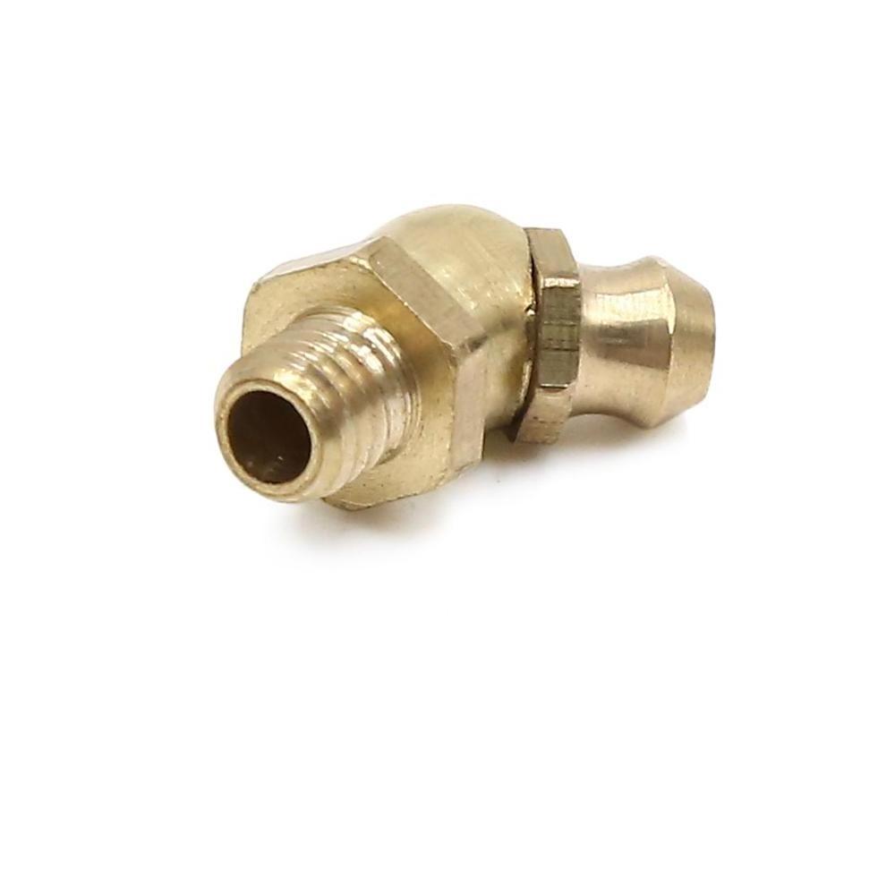 Brass M8 8Mm Threaded Straight Grease Nipple Fittings Nozzles