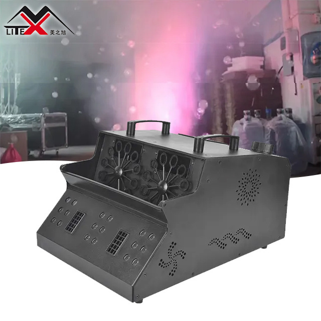 Dj disco stage effect 1500w led electric bubble fog machine for night club bar celebration festival