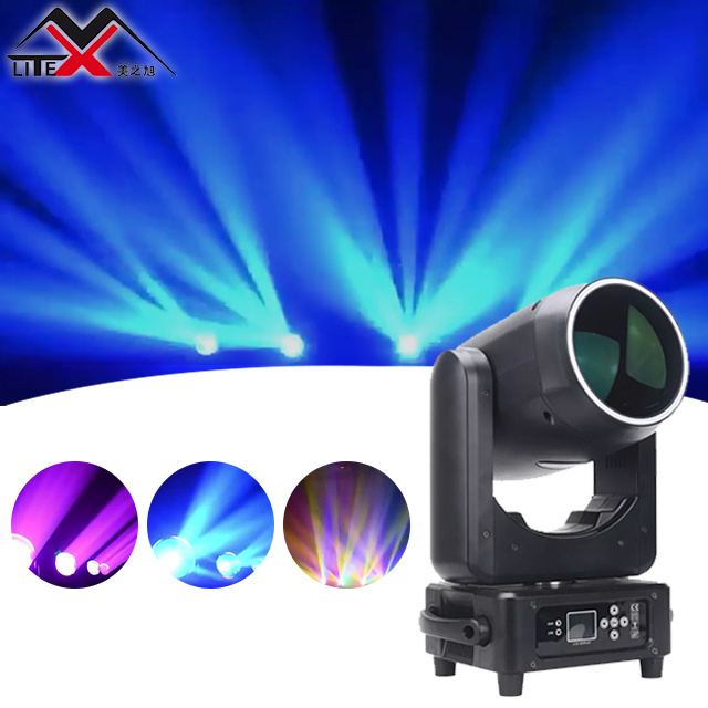 New 300W LED Beam Light RGB 3IN1 DMX 512 High Brightness 400W LED Disco DJ Auto Stage Light Led Gobos Light Dimming