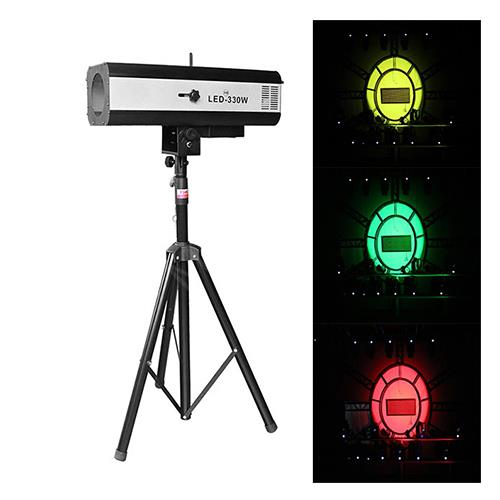 2022 Professional dj disco lighting equipment stage follow spotlight 330w follow spot light led tracker for DJ Disco Party TV