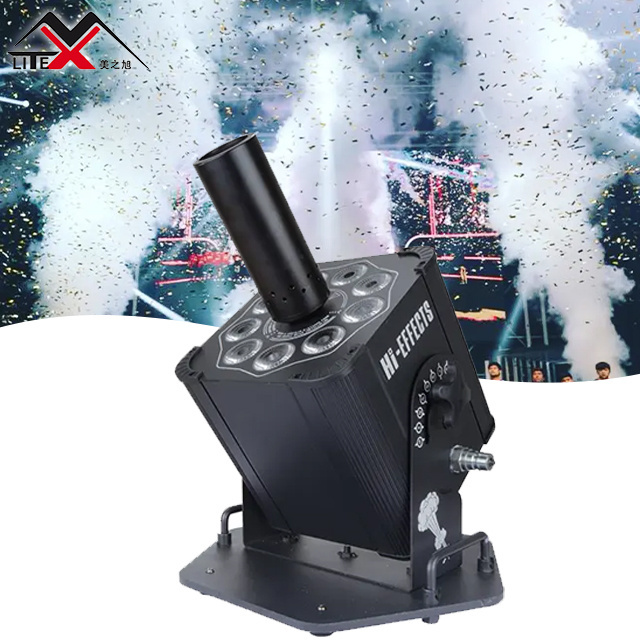 Hot sale stage  effect fog Machine Hi-LED CO2 Jet Machine with Spray 10-12M LED Co2 Jets for dj disco party show