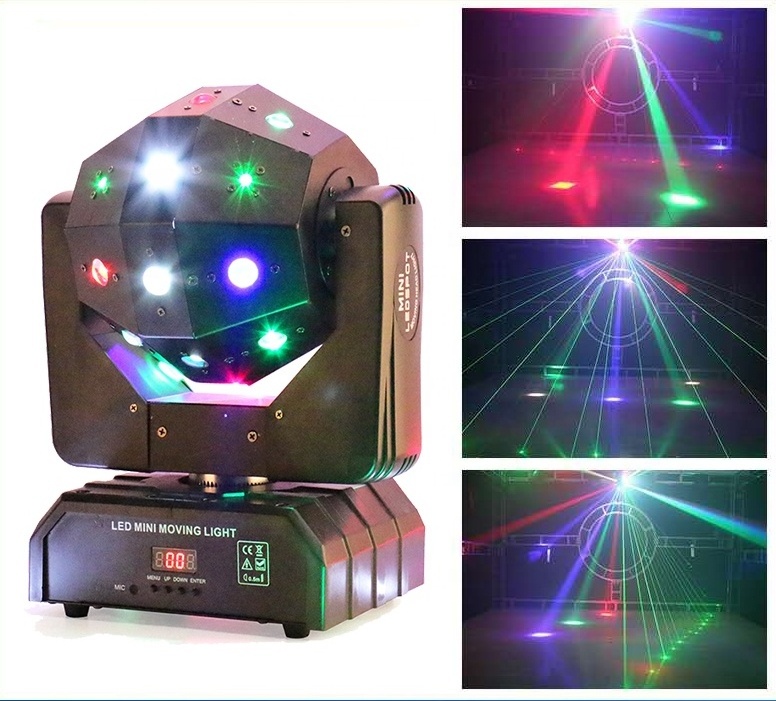 Lazer pioneer dj luces discoteca Beam 16*3w  RGB 3IN1 led+ strobe + Laser  effect led moving head disco light for stage