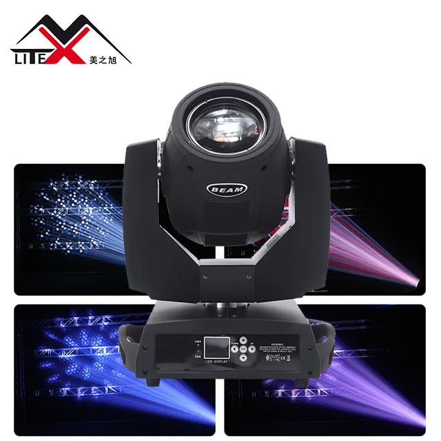 Best sell luces led double prism rainbow stage dj lighting equipment dmx beam 230 7r sharpy beam wash moving head light