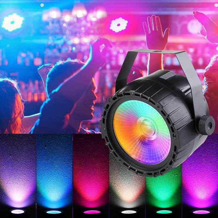 Popular ceiling wedding decoration DMX512 30W RGB UV led mini cob led par light