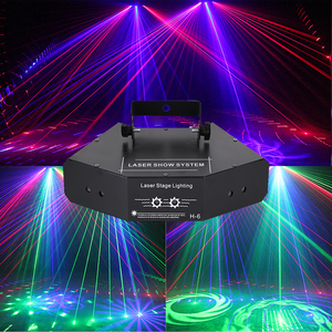 Wonderful Full Color Animation Scanning Pattern 6 Eyes Mini Laser Ktv Light For Dj Disco Dance Hall Bar Party