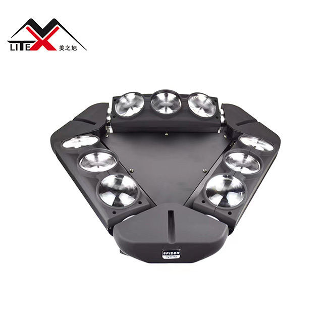 3*3 Led Moving Spider Light 110W Party 4In1 RGBW Led Triangle DMX512 Auto Wedding Club Disco Digital Display Sound Control