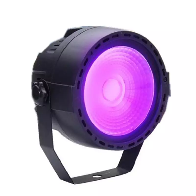 New product dj light dmx 30W RGB UV plastic led wash effect mini cob flat par stage lighting for DJ Disco Stage