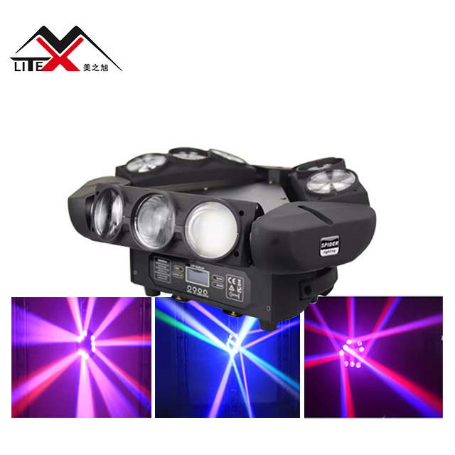 3*3 Led Moving Spider Light 110W Party 4In1 RGBW Led Triangle DMX512 Auto Wedding Club Disco Digital Display Sound Control