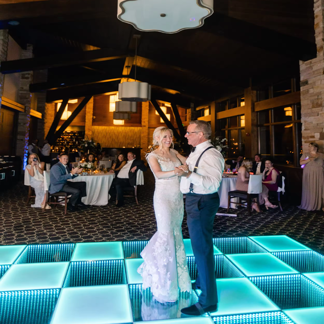 Wedding party Dance equipment IP65 waterproof 3D optical illusions 50*50cm dmx light led glass floor panel