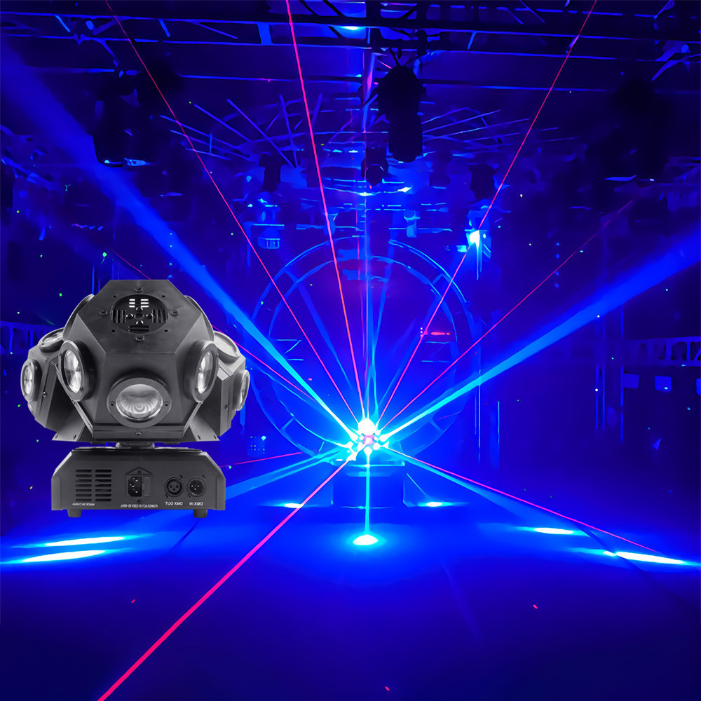 Music lights luces dj laser beam light 3pcs three cheap moving head laser lighting for DMX 512