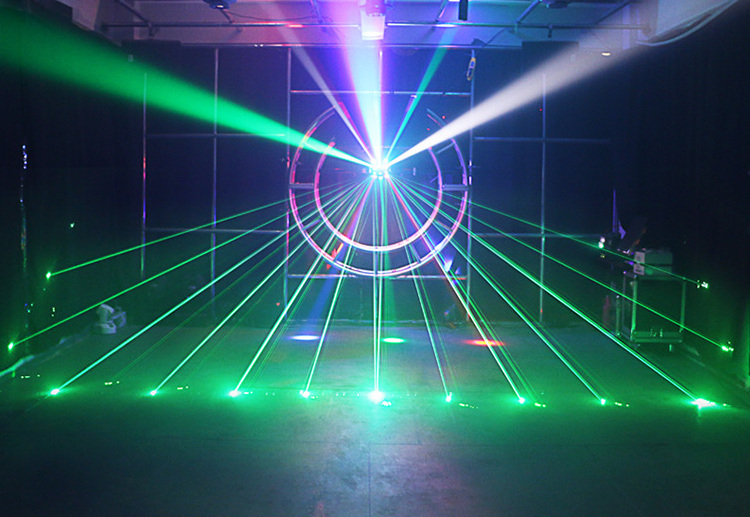 Christmas laser light 3w*16 led beam laser strobe moving head light for disco night club