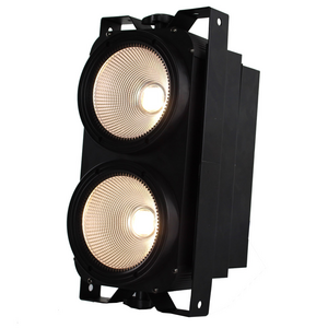 Super bright warm white 100W Two Eyes  2X100w  audience  Blinder stage light COB LED  Equipment Lighting for party event