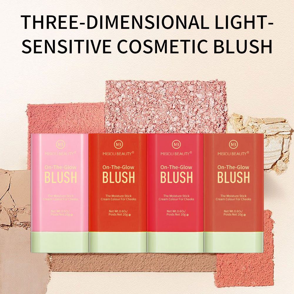 High Quality Wholesale Matte Brighten The Cosmetic Blush Makeup Vegan Cream Blush Stick