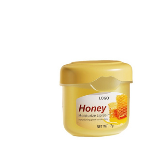 High Quality Fruity Aroma Honey Lip Gloss Moisturizing Anti Drying Lightening Lip Lines Exfoliating Lip Balm