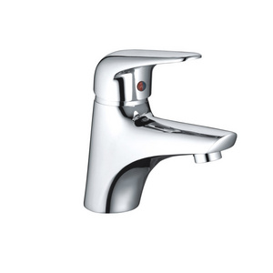 Wenzhou sanitary ware Stella Series Single handle taps mixer sink tap Deck Mounted Brass Bathroom Faucet