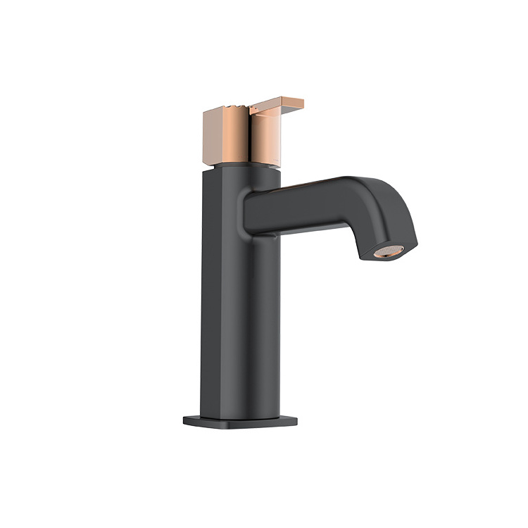 Meiya modern faucet basin black and chrome manufacturer waterfall bath wash basin mixer brass zinc alloy faucet bathroom taps