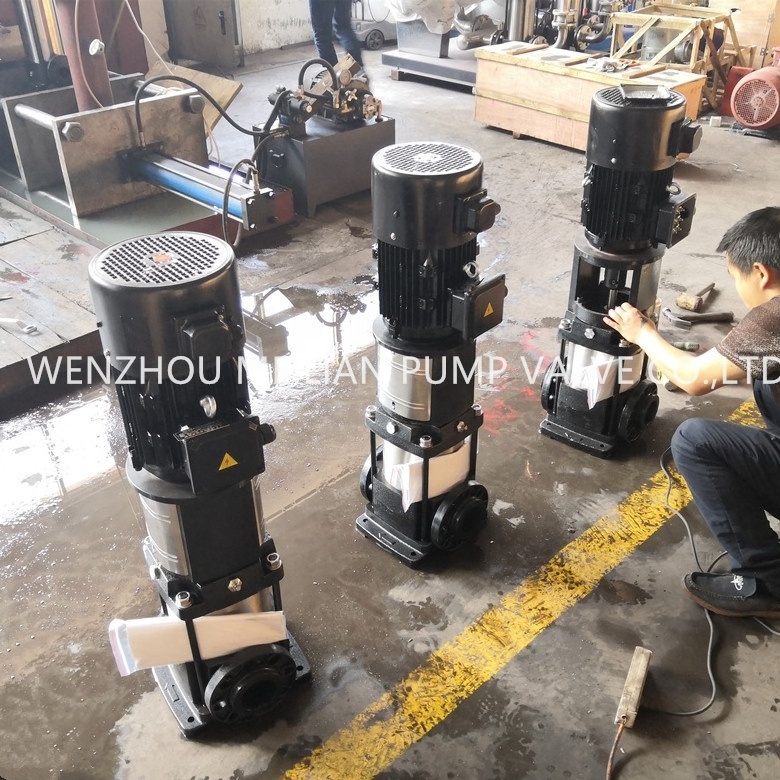 316L Stainless steel vertical booster pump secondary water supply multistage pump building high pressure delivery pump