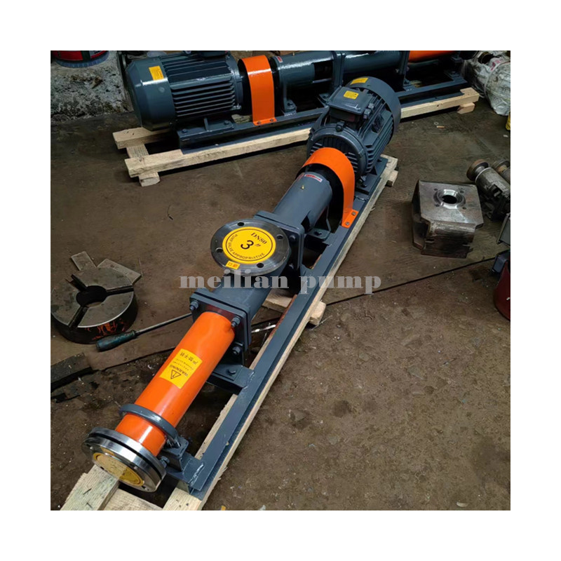 Netzsch Nemo Single Progressing Cavity Pump with Gear reducer long-life helical rotor mono screw oil slurry sludge pumps