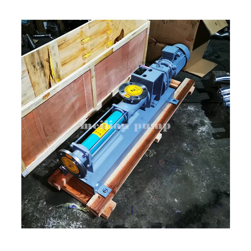 Netzsch Nemo Single Progressing Cavity Pump with Gear reducer long-life helical rotor mono screw oil slurry sludge pumps