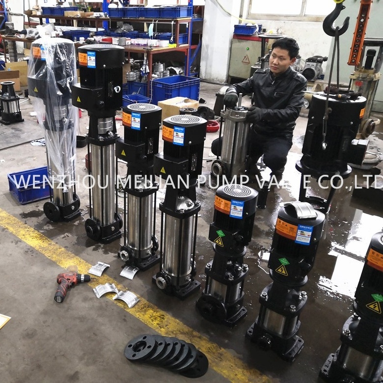 316L Stainless steel vertical booster pump secondary water supply multistage pump building high pressure delivery pump