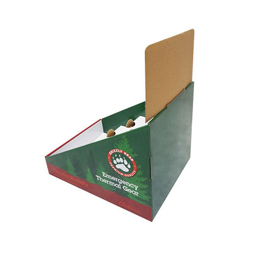 HOT Sale Countertop Paper Display, 4 Tiers Cardboard Table Display