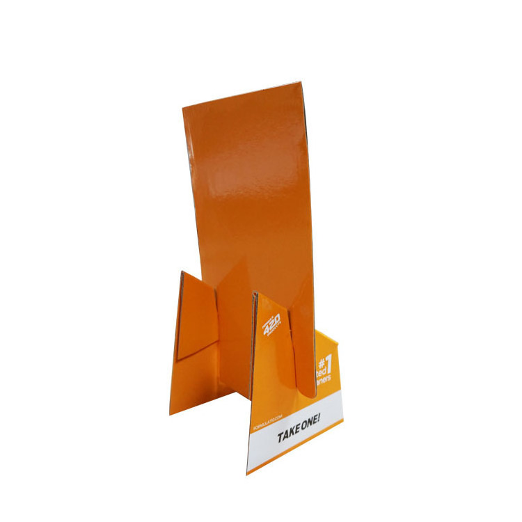 Paper Material advertising display rack magazine greeting cards cardboard brochure holder