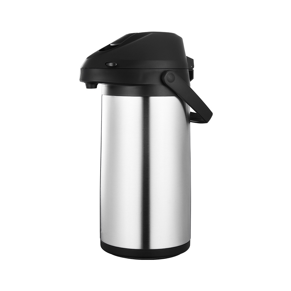 China Factory 2.5L/3.0L/3.5L/4.0L Stainless Steel Thermos Coffee Water Jug Vacuum Airpot With Vacuum Isolation