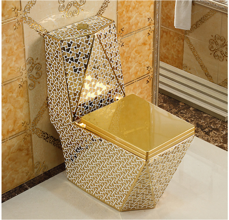 MEIYANI Luxury Diamond WC Commode Toilet Washdown Toilet 4 Inch Toilet For Muslim market