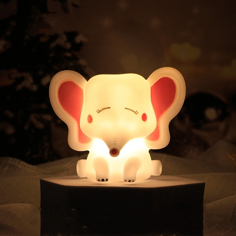 Customized Silicone Vinyl Cartoon Shape Energy-Saving Lamp, Battery Lamp Children'S Desk Lamp, Led 3d Night Light