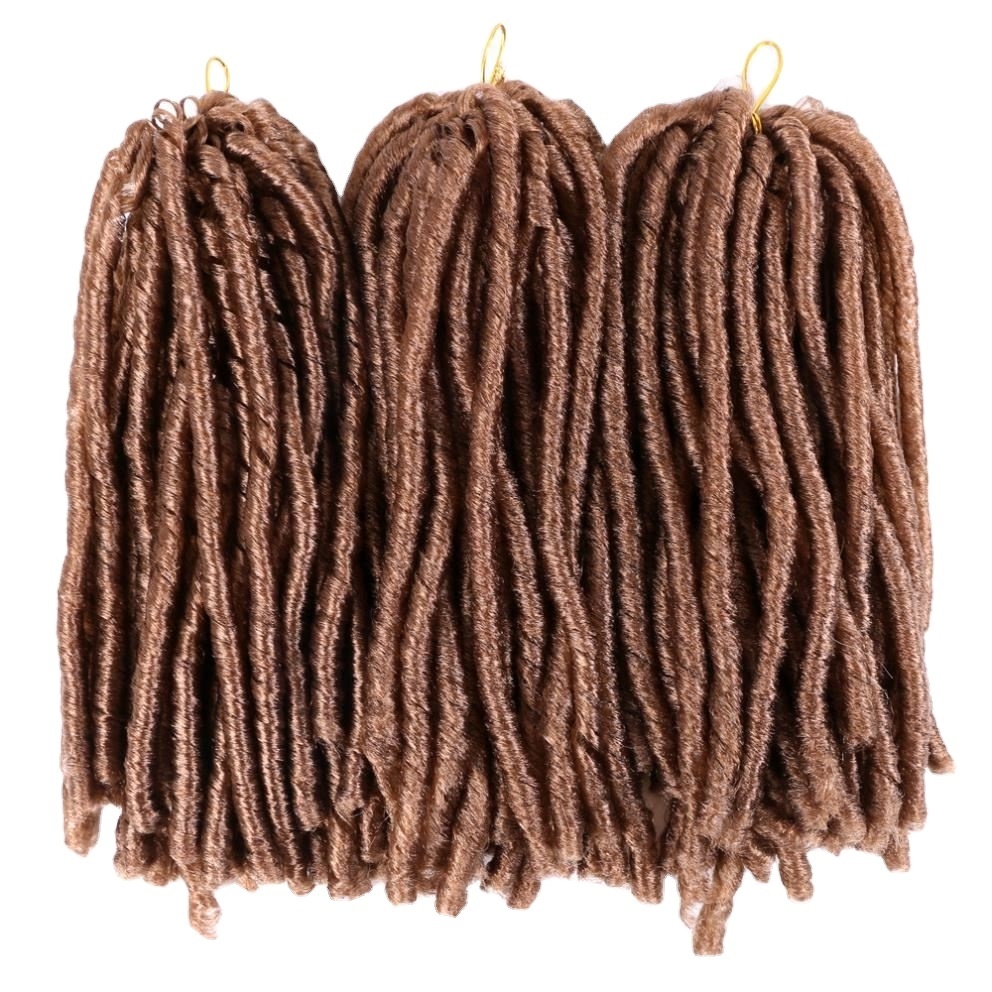 MYZYR Soft Dreadlocks Crochet Braids Jumbo Dread Hairstyle Ombre Color Synthetic Faux Locs Braiding Hair Extensions For Women