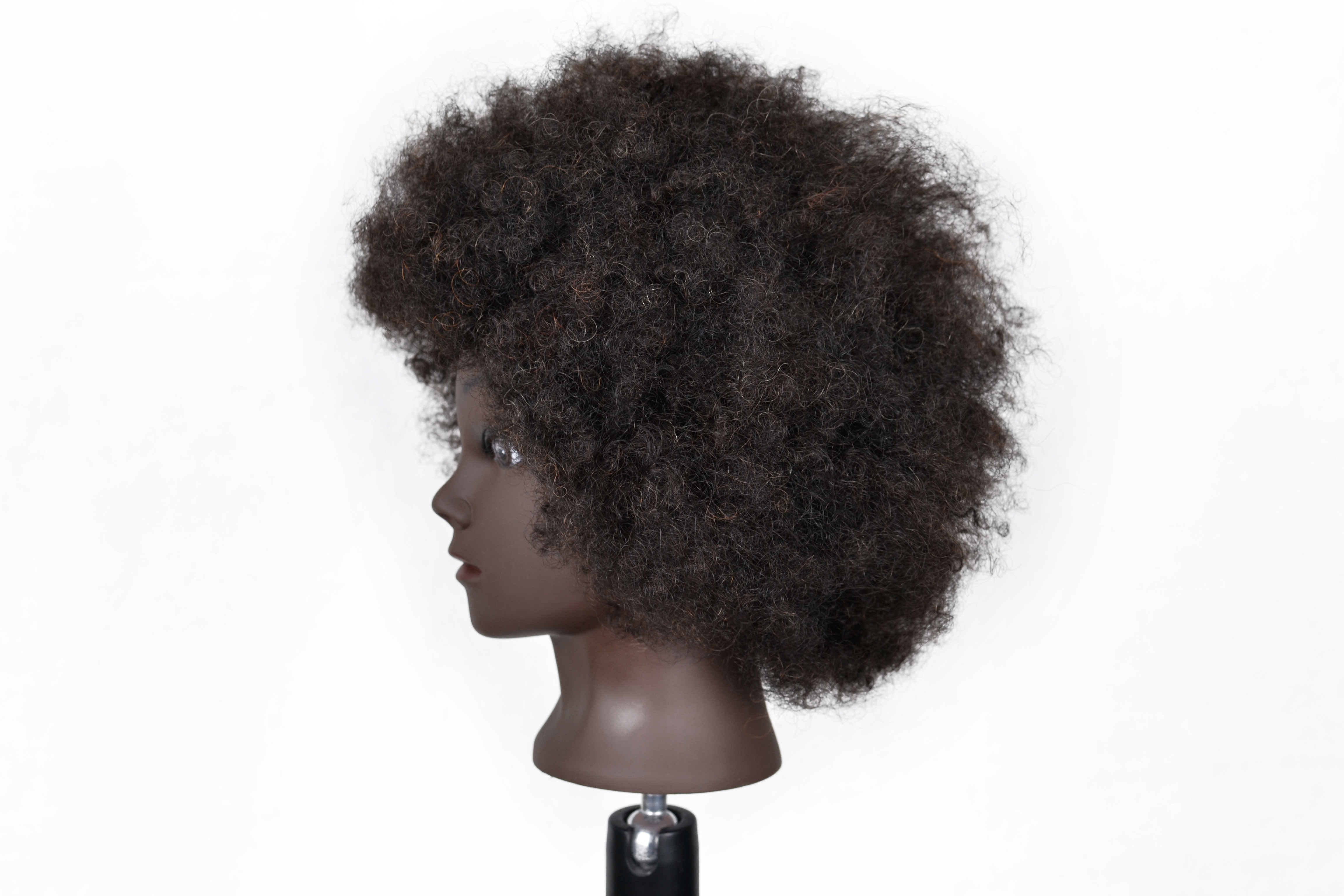 Wholesale Human Hair Mannequin Head Hairdresser Training Head Manikin Cosmetology Doll Head 14inches wigs for black women human