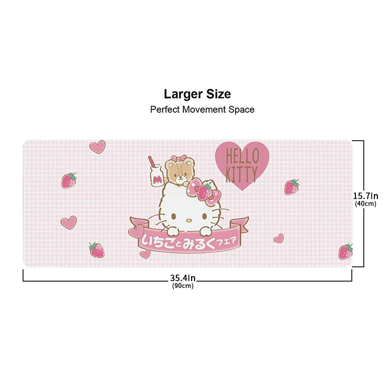 customizable large anti slip rubber mouse pad material factory calendar computer 900x400 gaming cute cat sexy anime girl