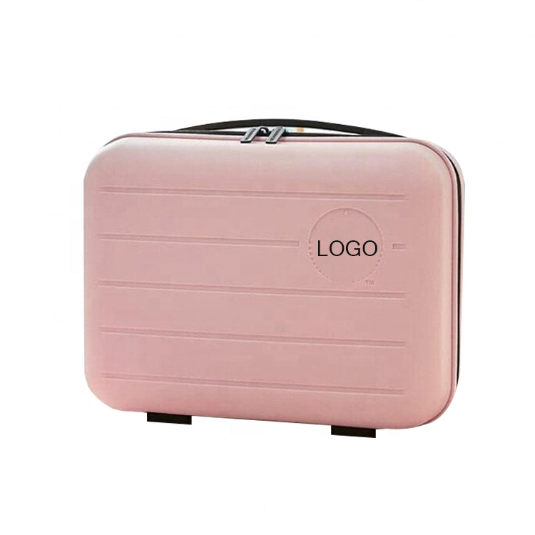 Hand Luggage with Elastic Band Makeuptravel Case Hard Shell Cosmetic Bag Carrying Suitcase Mini ABS for Women Girls Fashion Bag