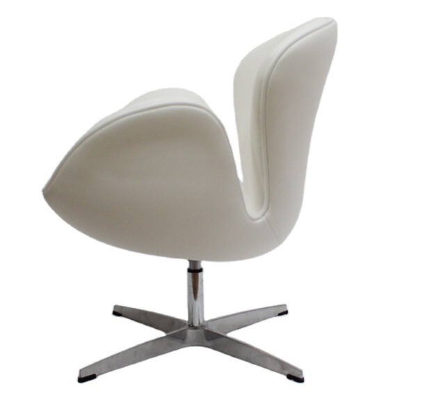 Classic Swivel Accent Fiberglass Oval Ball Chair Velvet Egg Pod Chair White Ball Hanging Aviator Swan Chair