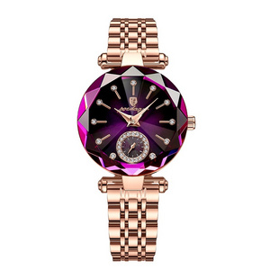 poedagar 719 Rose Gold Stainless Steel Quartz women Wrist Luxury high quality watch manufacturers For Ladies Watch