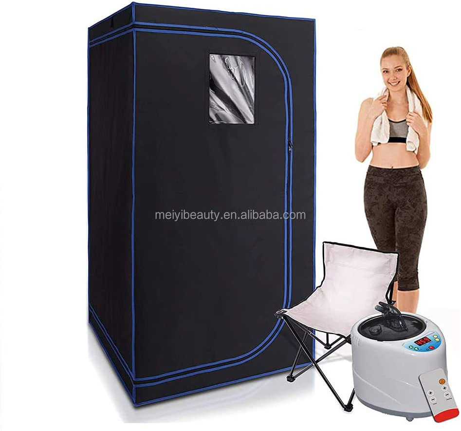 Portable steam sauna tent detox cabin spa beauty equipment heater sweat indoor home sauna box